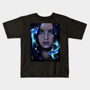 Pisces Constellation Kids T-Shirt